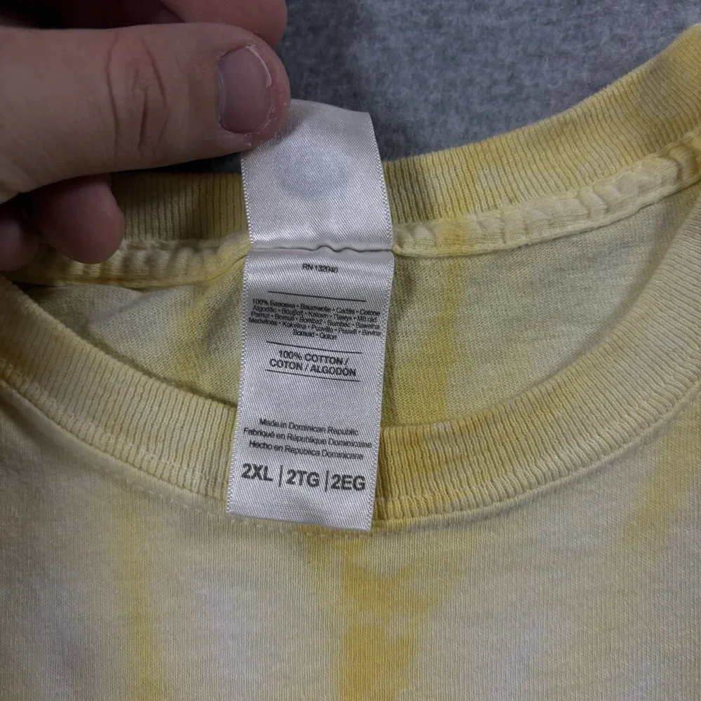 AriZona SunRise Hard Seltzer Shirt Mens 2XL Yellow Tie Dye Promo Graphic Tee - Picture 4 of 5